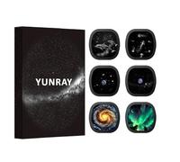 YUNRAY Star Projector Discs - Ultra HD Disc Set, Compatible with YUNRAY Galaxy Lite Star Projector, POCOCO & ORZORZ Galaxy Projector, 6 Pack (Classic)