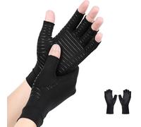 Yunrui Preisol Copper Infused Gloves for Arthritis & Carpal Tunnel Pain Relief - Compression Gloves for Women & Men with Copper Ion Technology for Hand, Wrist & Finger Support (S)