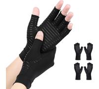 Yunrui Preisol Copper Infused Gloves for Arthritis & Carpal Tunnel Pain Relief - Compression Gloves for Women & Men with Copper Ion Technology for Hand, Wrist & Finger Support (XL)