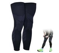 Yunrui Reabtec KniTec V2 - Compression Sleeves for Knees and Legs, reabtec knee supports men， Anti-Slip, Breathable for Running, Gym, Sports & Recovery (Black,1 PAIR) (M)