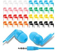 Yunsailing 40 Packs Bulk Earbuds Headphones for Students, School, and Adults