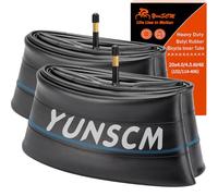 YunSCM 2-Pack 20 inch Fat Bike Inner Tubes 20x4.0/4.50 ETRTO 98/102-406 AV48mm Valve Compatible with 20x4.0 20x4.10 20x4.20 20x4.30 20x4.50 Road bike / E-Bike Tyre Tubes