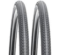 YunSCM 2 Pack 24 inch Tyres 24x1.75 ETRTO 47-507 Foldable Bicycle Tire Compatible 24x1.75 Road/City Bike Bicycle Tyres and Tubes (W-2118)