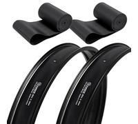 YunSCM 2-Pcs 20 x 4 Bike Rim Strips Nylon Flexible Paste Rim Tape Tire Liners Compatible with 20x4.0 E-Bike Electric Bike Mountian Bicycle Bike Fat Tires