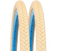 YUNSCM 2-PCS 26" Beige Bike Tires 26x1.50/40-559 Compatible with Bike 26 x 1.50 Bicycle Tires(Y-1037)