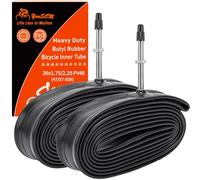 YunSCM 2-Pcs 26" Heavy Duty Bike Tubes 26x1.75/2.25 ETRTO 45/57-559 FV48mm Presta Valve 26" Bicycle Tyre Tubes Compatible With 26x1.75 26x1.80 26x1.95 26x2.0 26x2.10 26x2.125 26x2.25 Bike Inner Tubes
