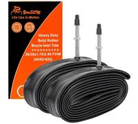 YunSCM 2-PCS 28/29" Heavy Duty Bike Inner Tubes 28/29x1.75 28/29x1.95 28/29x2.25 28/29x2.40 ETRTO 45/62-622 FV48mm Presta Valve Compatible with 28/29x1.75/1.95/2.25/2.40 Road/Mountain Bike Tyre Tubes