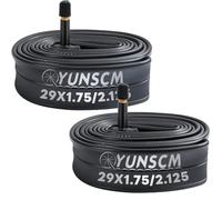YUNSCM 2-PCS 29" Bike Inner Tubes 29 x 1.75/2.125 Bicycle Tubes AV32mm Schrader Valve Compatible with 29x1.75 29x1.95 29x2.0 29x2.10 29x2.125 Bike Bicycle Tire Tubes