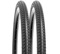 YunSCM 2 x 20 inch bicycle tyres, 20 x 1 3/8 sheath, 37-451, compatible 20 x 1 3/8 city / road tyres