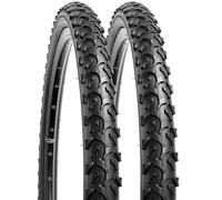 YunSCM 2 x foldable 26 inch tyres, 26 x 2.10/54-559 bicycle tyres, compatible 26 x 1.95, 26 x 2.0, 26 x 2.10, 26 x 2.125 gravel/mountain bike tyres (Y-1063)