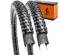 YUNSCM 29" Lightweight Mountain Bike Tires 29X2.10 (ETRTO 54-622) 60TPI Nylon, Puncture-Resistant, Compatible with 29x2.0 29x2.10 29x2.125 Bike Tyres-2 PCS