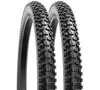 YunSCM 2PCS 24 Inch Off Road Bike Tyres 24x2.35 Tire 57-507 Compatible with Mountain Bike 24x2.30 24x2.35 24x2.40 Bicycle Tyres