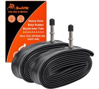 YunSCM 2PCS 26" Heavy Duty Bike Inner Tubes 26x1.75 26x1.95 26x2.10 26x2.125 26x2.25 45/57-559 Bicycle Tubes TR4A-40mm Valve Compatible with 26x1.75/1.95/2.0/2.10/2.125/2.25 Road MTB Bike Inner Tubes