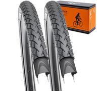 YUNSCM 2PCS 26" Lightweight Premium Tyres 26x1.5 Tires 40-559 60TPI Nylon Puncture-Resistant,Compatible with 26 x 1.5 City/Road Bicycle Bike Tyre