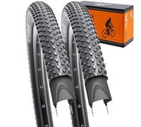 YUNSCM 2PCS 26" Lightweight Premium Tyres 26x1.95 Tires 50-559 60TPI Nylon Puncture-Resistant,Compatible with 26 x 1.95 26x2.0 Mountain/Gravel/Off Road/Road Bicycle Bike Tyre