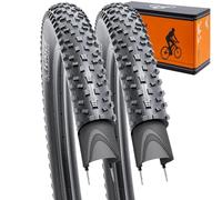 YUNSCM 2PCS 27.5" Lightweight Premium Mountain Bike Tyres 27.5x2.25 57-584 60TPI Nylon Puncture-Resistant Tires, Compatible with 27.5x2.20 27.5x2.25 27.5x2.30 Mountain Bike Tyres