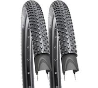 YunSCM 2pcs 60TPI Nylon Puncture Proof 27.5 Inch Tyres 27.5x2.60 tires 68-584 Compatible with 27.5x2.50 27.5x2.60 27.5x2.80 Mountain Bike Tyres (Y-1164)