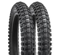 YunSCM 2Pcs Foldable 14 inch Bike Tyres 14X2.40 Tires 64-254 Compatible with 14 x 2.35 14 x 2.40 Mountain/Gravel/Off Road/Road Bicycle Bike Tyre