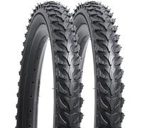 YunSCM 2Pcs Foldable 16 inch Bike Tyres 16x1.75 Tires 47-305 Compatible with 16 x 1.75 Mountain/Gravel/Off Road/Road Bicycle Bike Tyres