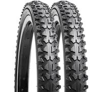 YunSCM 2Pcs Foldable 20 inch Bike Tyres 20x1.95 Tires 53-406 Compatible with 20x1.90 20x1.95 20x2.0 Mountain/Gravel/Off Road/Road Bicycle Bike Tyre