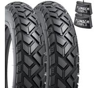 YunSCM 2Pcs Foldable 20 inch Bike Tyres 20x4.0 Tires and 20 inch Inner Tubes AV32mm Valve Compatible with 20x4.0 E-Bike, Road bikes, city bikes Bicycle Bike Tyre