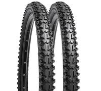 YunSCM 2PCS Foldable 24" Mountain Bike Tyres 24x2.125 ETRTO 57-507 Compatible 24x2.0 24x2.10 24 x 2.125 24x2.15 Bicycle Tyres