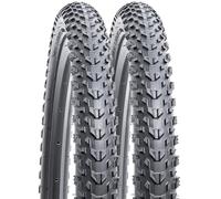 YunSCM 2PCS Foldable 26" Foldable Bike Tyres 26x2.0 ETRTO 50-559 Compatible with 26x1.95 26x2.0 26x2.10 MTB/Mountain Bike Bicycle Tires(W-2018)