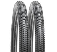 YunSCM 2PCS Foldable 26 inch Bike Tyres 26x2.10 Tyres 54/57-559 Compatible with 26x2.0 26x2.1 26x2.125 MTB Bike Bicycle Tires