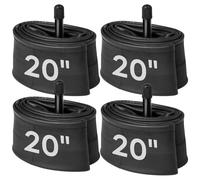 YunSCM 4PCS 47/57-406 20 inch inner Tube 20x1.75/1.95/2.125 AV32mm Valve Compatible 20 inch Bike Tubes/Children's Bicycle/Electric Bicycle Tubes 20 x 1.75 20 20 x 20 .0 20 x 2.10 20 x 2.125