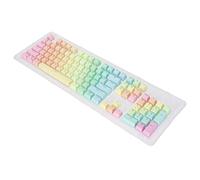 Yunseity 104 Keys PBT Keycaps Set, Dip Dyeing Process and Shine Through Keyboard Keys Replacement, for Mechanical Keyboard 61/87/104