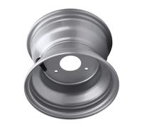Yunseity 18X9.50-8 ATV Wheel Rim, 8 Inch High Strength Aluminum Alloy Hub Replacement for Go Karts and Carts, Silver Metallic Finish for Off Road Vehicles (3 Cup)