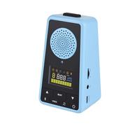 Yunseity 2-in-1 Metronome BT Speaker Large-capacity Battery Digital Metronome Clear Voice Beat Counting Long Battery Life Portable Wireless Speaker for Musicians Pink (11.9x6.6x5.9cm)