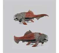 Yunseity 20cm Dinosaurs Model Toy Dunkleosteus Dinosaur Fish Action Figure for Hand Dexterity, Artistic Senses, Environmental Friendly PVC Material, Perfect Your Kids (gray)