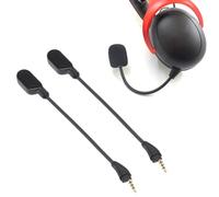 Yunseity 2Pcs Microphone Replacement Compatible with Cloud III, Noise Cancelling 3.5mm Detachable Mic Boom