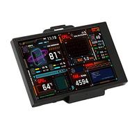 Yunseity 3.5 Inch Computer Temp Monitor, IPS Secondary Screen with Dual USB C, Support DIY Theme, Brightness Adjustment for PC ARGB Computer CPU Data Monitor