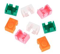 Yunseity 3D Printer Heater Block Silicone Cover, 8Pcs Silicone Sock Silicone Case for 3D Printer, Anti-Slip Silicone Case, High Temperature Resistance Sock Cover Accessories.