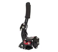 Yunseity 64 Bit USB Handbrake, 2 in 1 PC Handbrake for PC Sim Racing Games Hand Brake for G27 G25 G29 T500 T300, Without Clamp (Black)