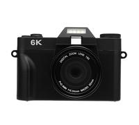 Yunseity Autofocus Camera 6K Video Recording Camera 16X Digital Zoom for Creative Filmmakers (Black)