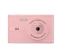 Yunseity Compact Digital Camera for Kids 1080P with 16X Digital Zoom 2.2" LCD Display Face Detect, Small Point and Shoot Camera for Kids with Red Lanyard (Pink)