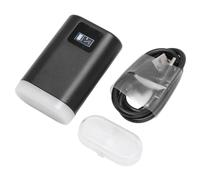 Yunseity Digital Camera Flash with Type C Charging Port, ABS Material, and 8 Levels of Brightness Adjustment - for Daily Use and Outdoor Photography (Black)