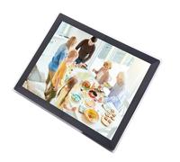 Yunseity Extra Large Digital Photo Frame with Auto Rotation and App Control, for Displaying Promotions, Trade Exhibitions - Black (UK Plug)