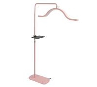 Yunseity Half Moon Beauty Lamp, 2500LM 29 Inch 45W Half Moon Beauty Lamp Touch Key UK Plug for Facial Hydrotherapy (Roseate)