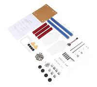 Yunseity ITX Open Case Bracket Cooling System Aluminum Alloy DIY Bare Frame for Mining Rig Enthusiasts (Blue Red)