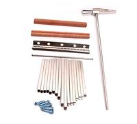 Yunseity Kalimba Thumb Piano 17 Keys Acrylic Finger Piano Cute Bear Head Shape Musical Instrument Portable Thumb for Adults and Beginners with Tune Hammer (#2)