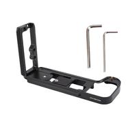 Yunseity L Bracket Plate for GFX100S / GFX50S II, Vertical Metal Quick Release Plate L-Shape Bracket, with 1/4 Inch Screw Hole, for Arca 38mm