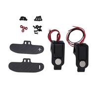 Yunseity Magnetic Paddle Shifter for Racing Wheels, CNC Aluminium Bracket with Carbon Fiber Components Compatible with G29 T300 T500 and Fanatec