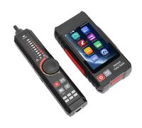 Yunseity Network Cable Tester 4 Inch Touch Screen, Ethernet Wire Tracker with PoE++ Detection, VFL, OPM, RJ45 TDR Length Measurement and NCV Live Voltage Scanning