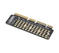 Yunseity NVME M.2 SSD Expansion Card, NVME M.2 to PCIE4.0 Adapter Card PC-EX4/X8/X16 Card Slot Riser Card Support For OS X, For Windows, For Linux