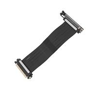 Yunseity PCI-E Express Extension Cable, PCI-E 16X Riser Extender Extension Cable, with LED, for Graphics Card GPU Vertical Installation
