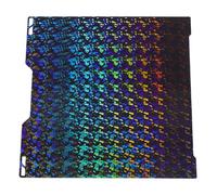 Yunseity PEC PEK Flexible Heated Bed Strong Elastic Build Plate for H2D 3D Printer, Kaleidoscope Confetti